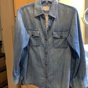 Current Elliott Prep Denim Shirt